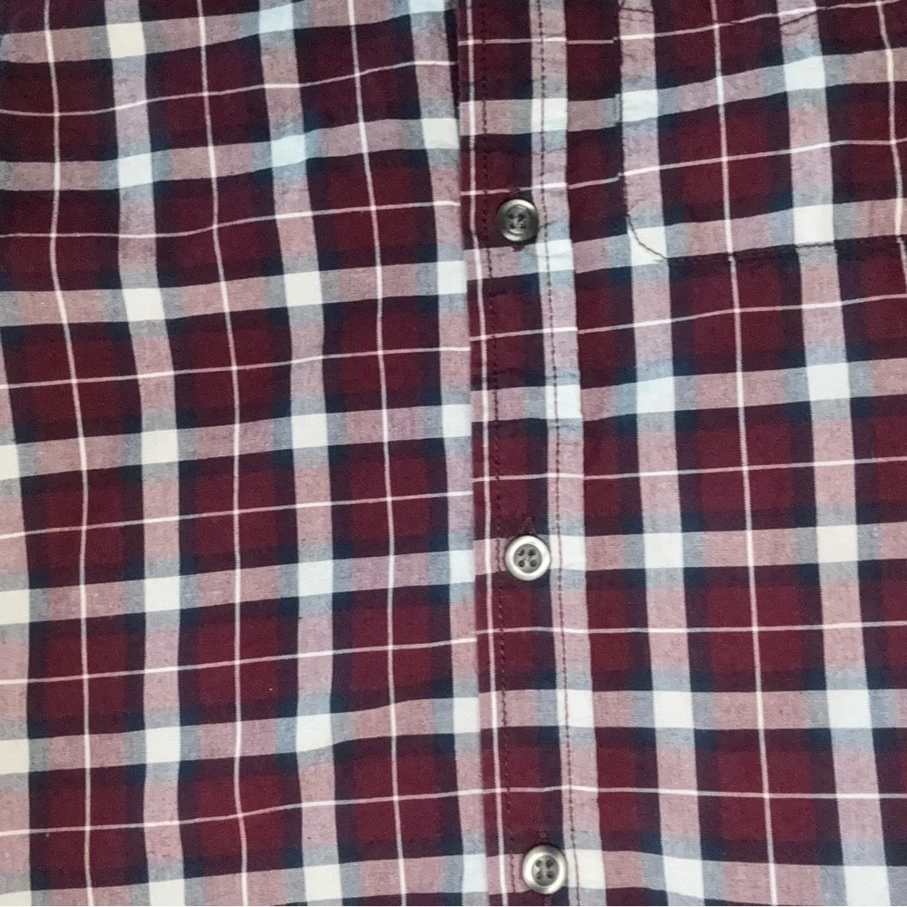 The Children's Place Red, Black and White Button‎ Down Shirt